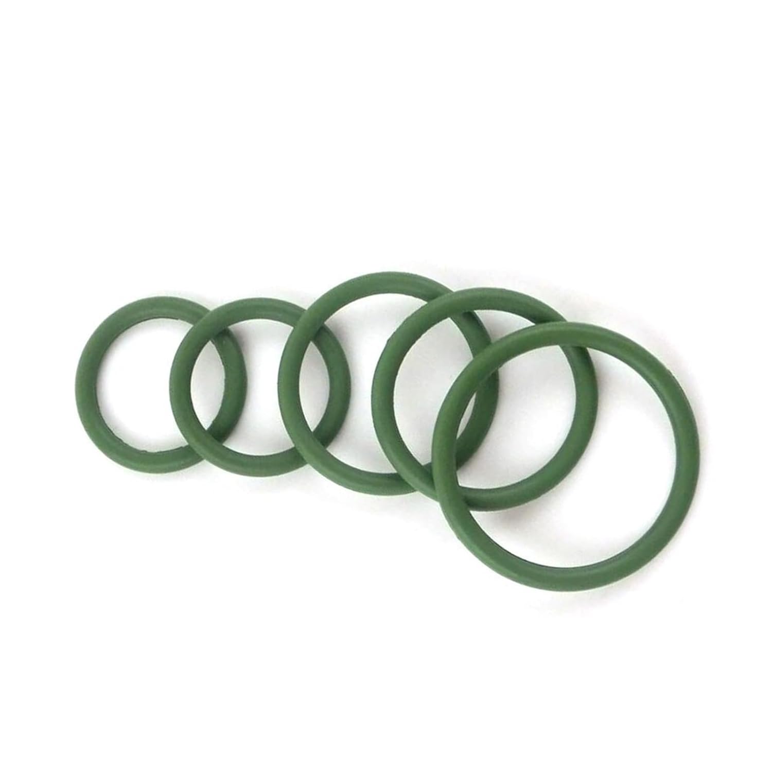5pcs 3mm Thickness Green O Rings Gasket Washer 150/155/160/165/170/175