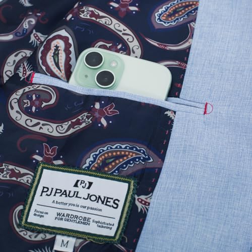 Image of PJ PAUL JONES Mens Casual Sport Coat Blazer Two Buttons Lightweight Business Jackets