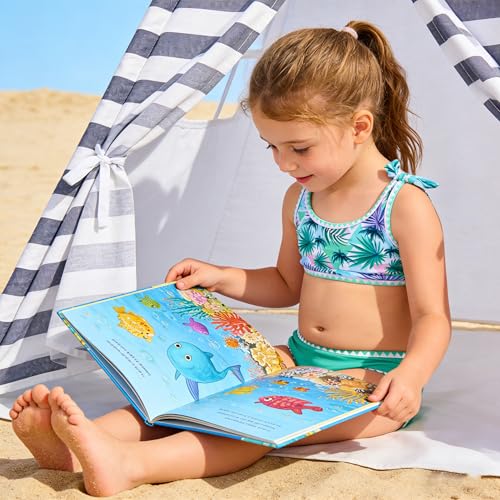 Image of Girls Two Piece Swimsuits Color Block Bowknot Swimwear Summer Beach Bikini Set Little Girl Bathing Suit with Chest Pad 3-10T