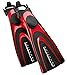Atomic Aquatics Blade Fin for Scuba Diving and Snorkeling Fin, Large, Red