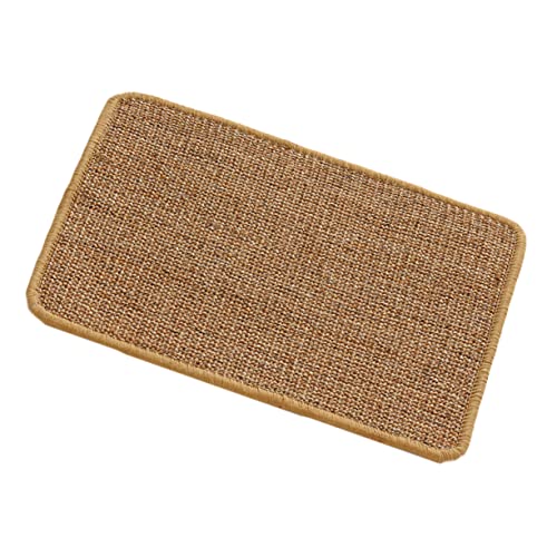 LIOOBO 猫用爪とぎマット 猫用サイザル麻マット 30x40cm 耐久性 ねこ用クッション ペット用品 家具保護
