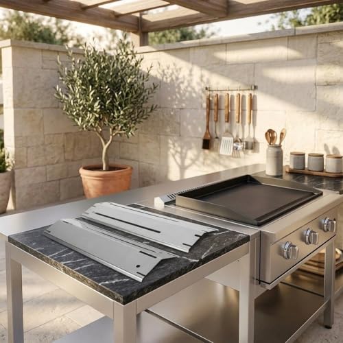 Evite llamaradas en su barbacoa con estos 3 protectores de calor ajustables de acero 7