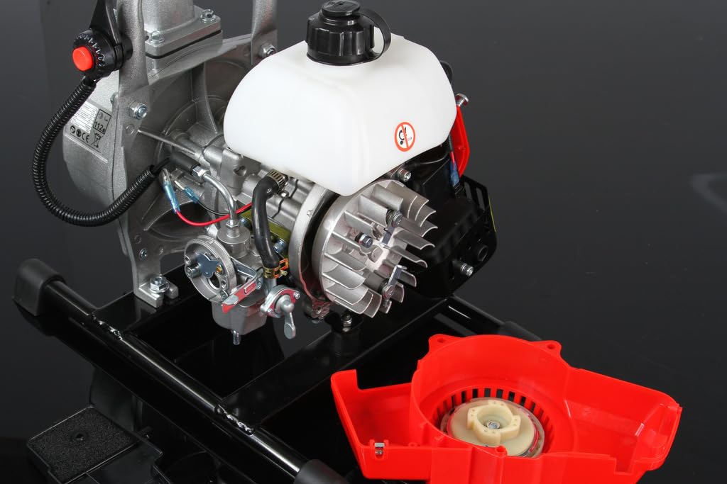 Motopompa a Scoppio 1" | 8.000 Litri/ora | Motore 2 Tempi Monocilindrico | 2 kW | Prevalenza 25 m | Profondità Aspirazione 8 m | 7000 Giri/min