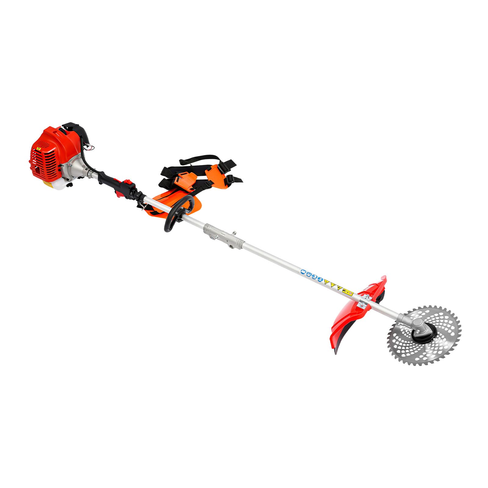 Desbrozadora de gasolina 4 en 1, multiherramienta, cortacésped, kit de cuidado de jardín, motor de 2 tiempos, 51,7 cc, cilindrada, sistema combinado, desbrozadora