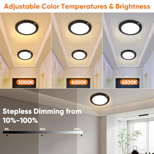 Image of Rechargeable Motion Sensor Ceiling Light, Battery Operated Closet Light