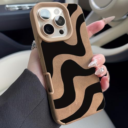 RNOZX For iPhone XS Max�p�v�����g���X�}�z�P�[�X �t�F�C�N���U�[�J�o�[�iFor iPhone XS Max/2�Ή��j