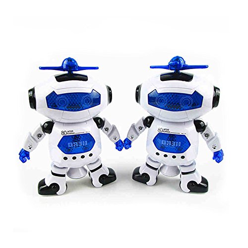DeXop-Babrit Kids Electronic Robot Dancing Robot Smart Space Robot Astronaut Music Light Toy