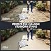RAYNEL 14'' Pressure Washer Surface Cleaner with 4 Wheels, Stainless Steel Housing, 1/4