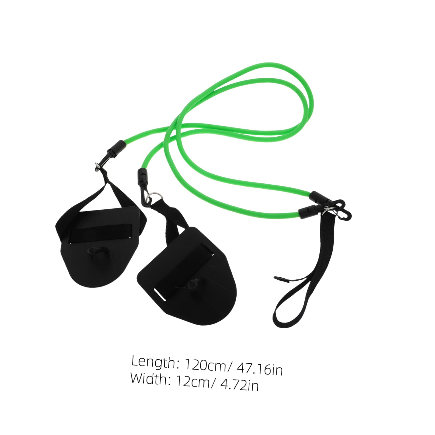 GANAZONO Swimming Training Paddles with Elastic Resistance Bands Ergonomic Hand Grips for Enhanced Arm Strength Portable Swim Exercise Equipment for Water Aerobics and Pool Workouts