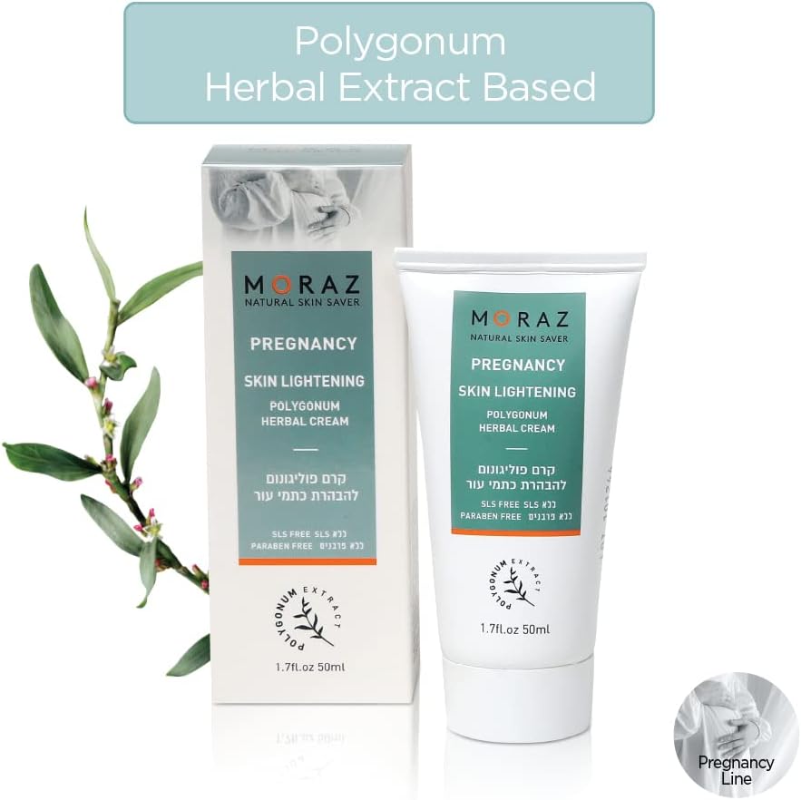 Moraz Polygonum Skin Lightening Cream, 50 ml for Body Areas that Become Darker