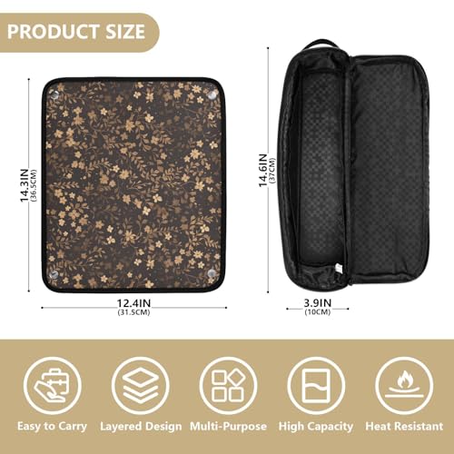 Bolso de viaje para plancha de cabello resistente al calor miniatura 4