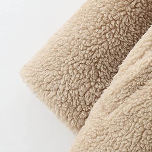 Baby Girls Faux Furry Teddy Long Coat Toddler Kids Winter Jacket Warm Outwear Fall Winter Clothes3