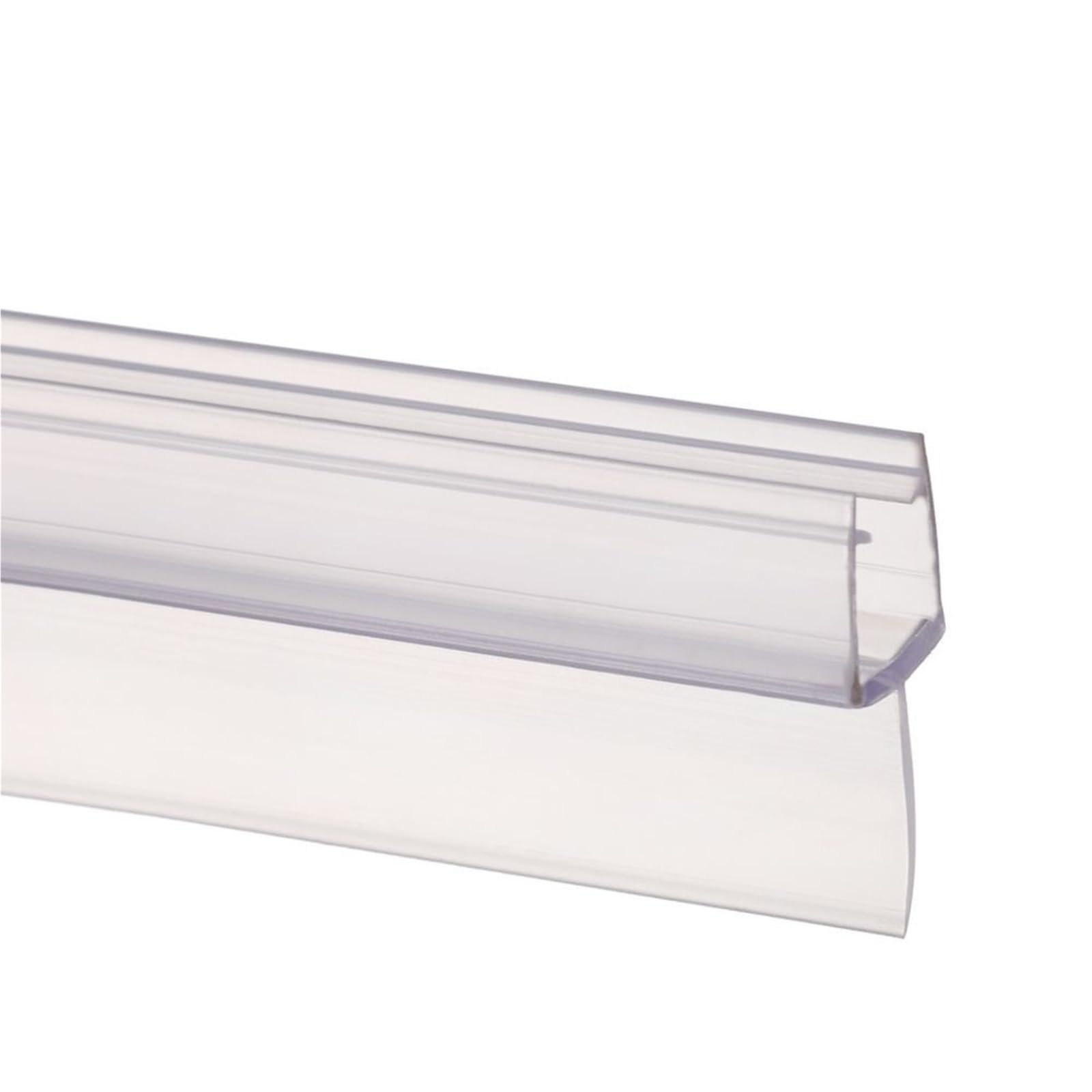 4 m tragbare Dichtungsstreifen Duschwand-Dichtungsstreifen Glastür-Dichtungsstreifen Fenster-Dichtungsstreifen Nützliche transparente Wasserleitwand für Duschtüren, Glas(B-8mm)