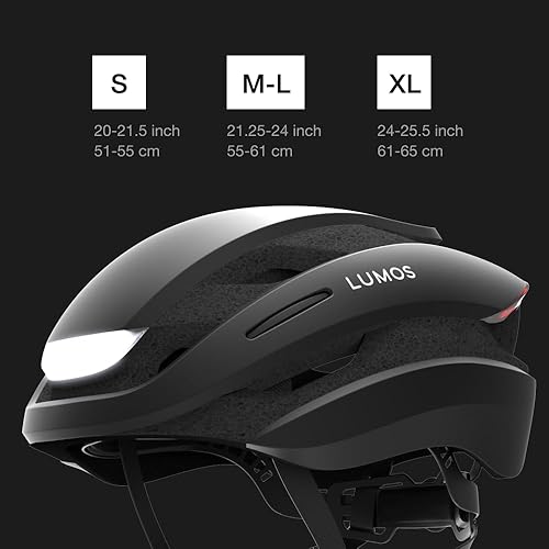 Miniatura 6 de Lumos Casco de bicicleta ultra inteligente  Luces LED delanteras y traseras personalizables con señales de giro  Cascos de bicicleta de carretera