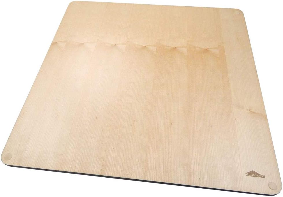 Templeton Rounded Corners Chess Board with Inlaid Padauk Wood, Extra Large 19 x 19 Inch, Chessboard Only