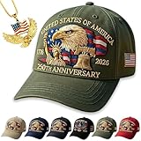 250 Anniversary USA Hat - Bald Eagle Printed, Marine Corps 250th Anniversary...
