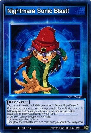 Yu-Gi-Oh! - Pesadilla Sonic Blast! - SS03-ENAS2 - Común - 1 Edición - Barajas de inicio Speed Duel - Ultimate Predators