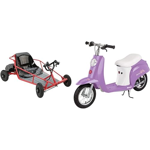 Razor Dune Buggy - Red & Pocket Mod Miniature Euro-Style Electric Scooter - Betty