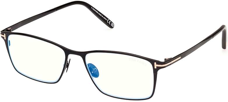 Tom Ford FT 5935-B BLUE BLOCK Shiny Black/Blue Filter 54/16/145 Tom Ford FT 5935-B BLUE BLOCK Shiny Black/Blue Filter 54/16/145
