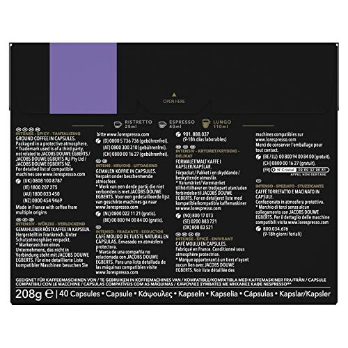 L'OR Espresso Koffiecups Lungo Profondo (160 Lungo Koffie Capsules, Geschikt voor Nespresso* Koffiemachines, Intensiteit 08/12, 100% Arabica Koffie, UTZ Gecertificeerd), 4 x 40 Cups - Afbeelding 3