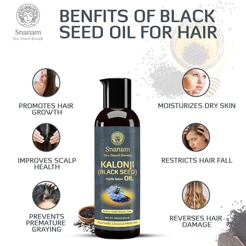 Image of Premium Cold Pressed Kalonji Oil - Virgin Grade - Black Seed Oil - Nigella Sativa - 100ml