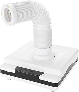 Collector, Collector 60W Strong Fan Suction Manicure for Polish Acrylic Nails Vacuum Cleaner Air Blow Dryer with 3 LED Touch Sensor Pedicure Extractor (us plug)