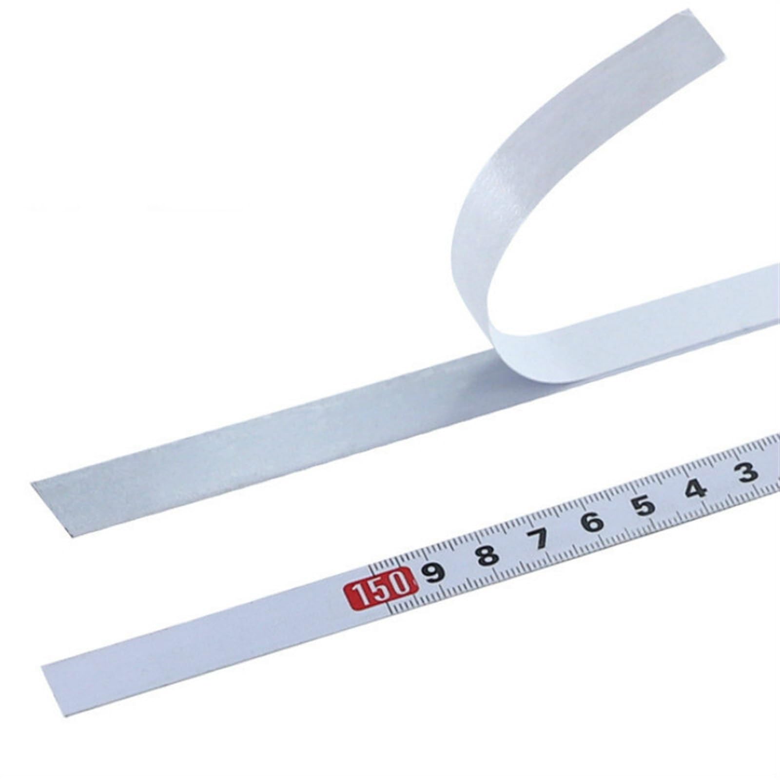 Maßband, 1–5 m, Edelstahl, selbstklebendes metrisches Skalenlineal, rostfrei und verschleißfest