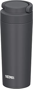 サーモス 水筒 真空断熱ケータイタンブラー キャリーハンドル付き 420ml スモークブラック JOV-421 SMB
