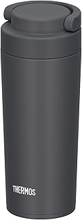 【食洗機対応モデル】サーモス 水筒 真空断熱ケータイタンブラー キャリーハンドル付き 420ml スモークブラック JOV-421 SMB