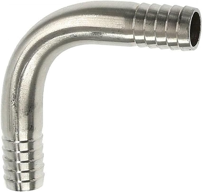 Stainless Steel Pipe Fittings,Stainless Steel Elbow,1pcs 6mm 8mm 10mm 12 13 14 16 20 25mm Double Pagoda Bend, 304 Stainless Steel 90 Degree Pipe Bend Pagoda Connector Pagoda Elbow(6MM)(20MM)
