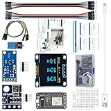 ESP8266 Weather Station Kit 0.96' OLED IIC Display Weather Data Set For Arduino IDE IoT Accessory Starter Windowns OS Only