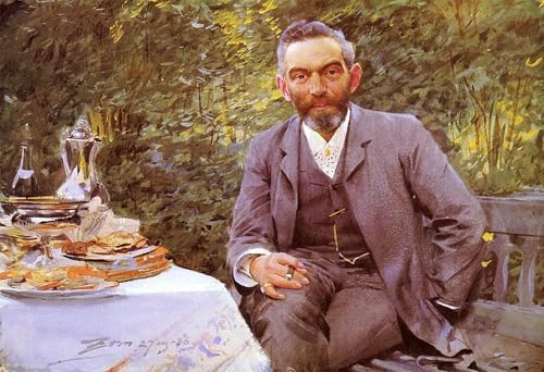 Lienzo Frukost I Det Gröna Anders Zorn 60x90cm para paredes vacías