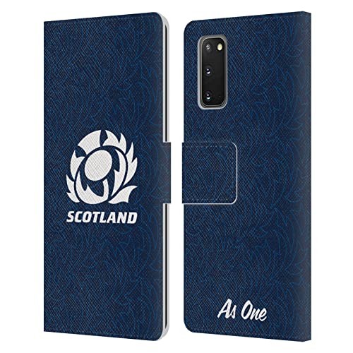Étui Portefeuille Samsung S20 Évite les Rayures Coque Cuir Graphique Rugby Écosse