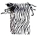 12 PC Eyewear Eyeglass Microfiber Soft Cleaning Cloth Bag Pouch Case ZEBRA