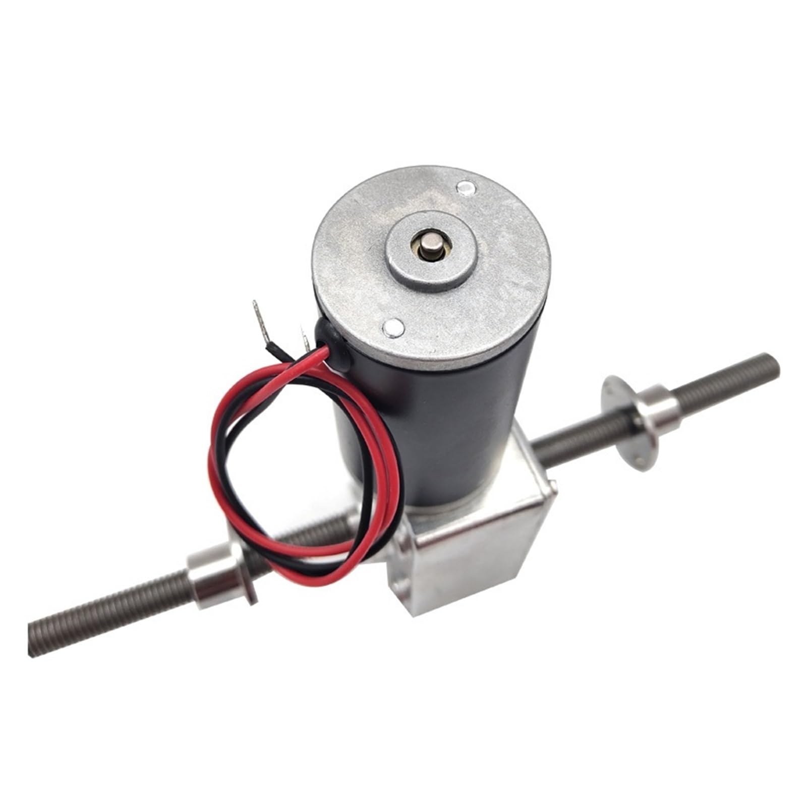 Gear Motor DC12V 24V DC Schneckengetriebemotor mit selbsthemmender Einstellbarer Geschwindigkeit und umkehrbarer M8-Doppelwelle mit Fanggeschwindigkeit 12 bis 470 U/min(12v 12rpm 30.57kg.cm)