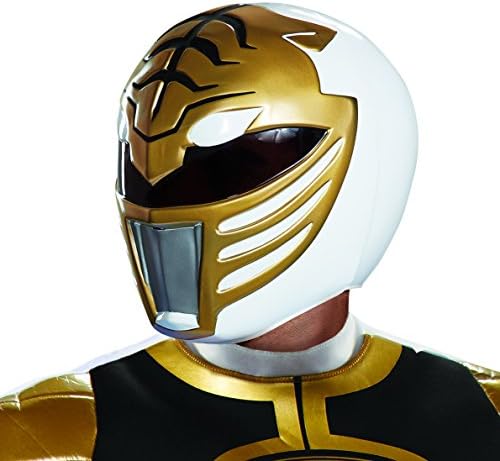 Disguise Men's White Ranger Adult Helmet