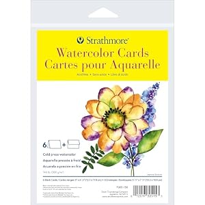 Strathmore Aquarellkarten Set, 6 Karten
