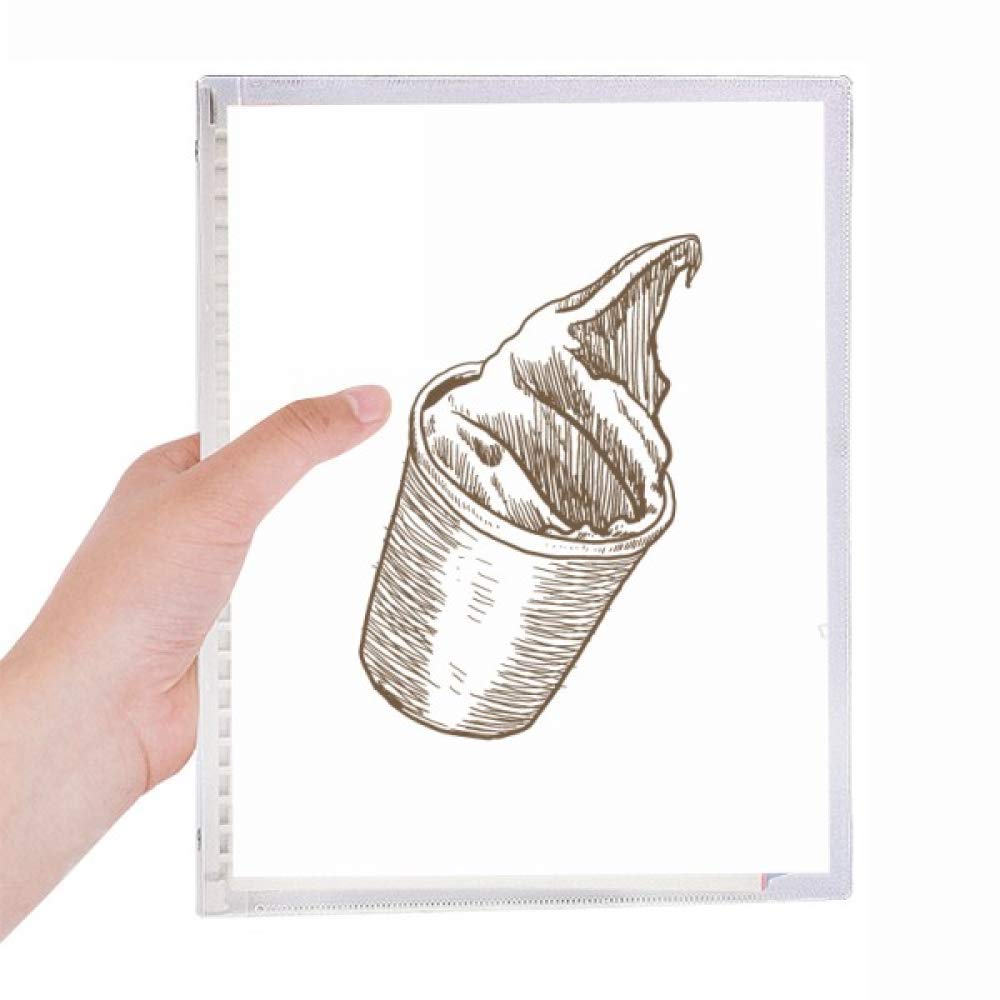 Carnet à spirales marron pour croquis et notes format A5
