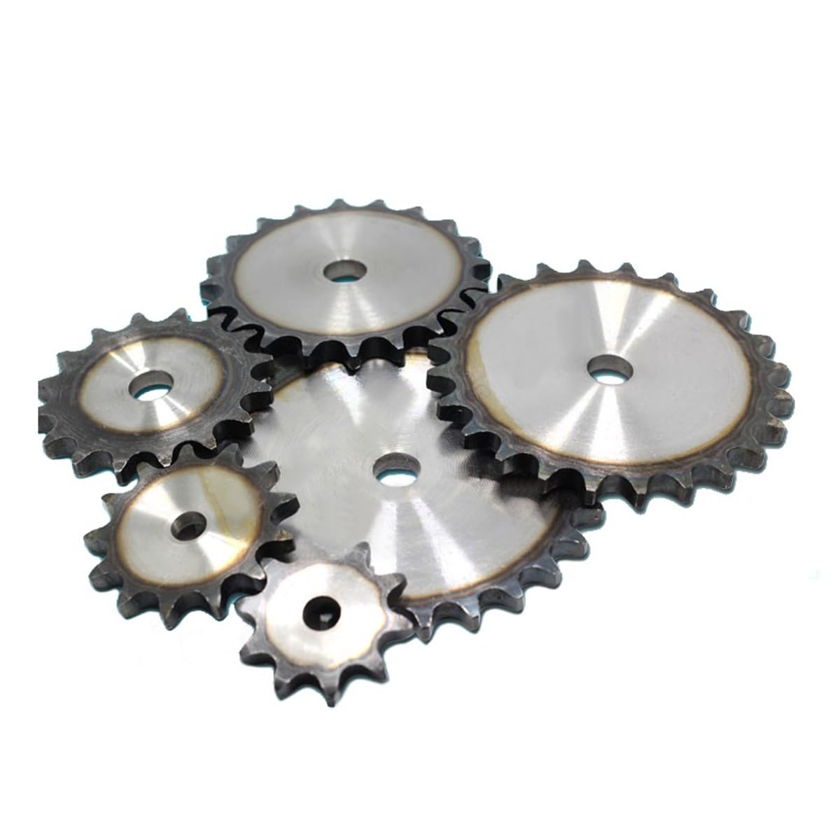 1pcs 10A 22-37 Teeth Chain Drive Flat Sprocket A3 Steel Roller Gear Pitch 15.875mm Industrial Wheel Industrial Bearings Gears(33 Teeth)