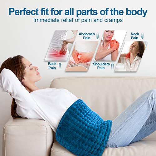 Heating Pad For Back Pain Relief, Electric Heating Pads For Cramps/Abdomen/Waist/Shoulder With 6 Heat Settings And Auto-Off, Moist/Dry Heat Pad, Christmas Gifts For Women Men Mom Dad, 12" X 24" #TOP2