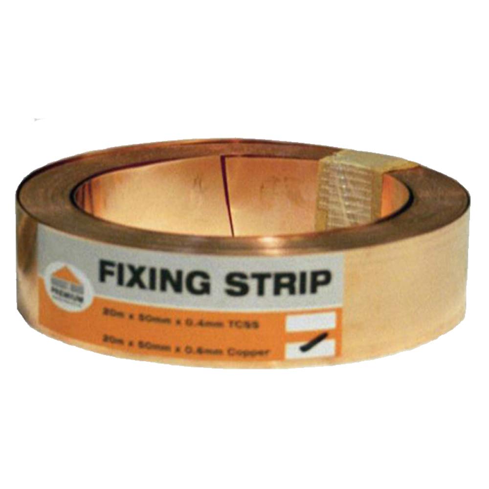 Premium Copper Lead Fixing Strip 20m x 50mm