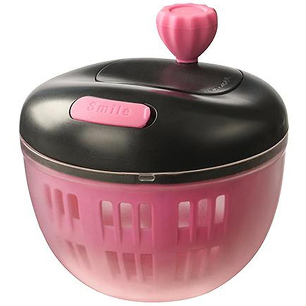 Aundhegrtt Vegetable and Fruit Dehydrator Manual Dehydration Tool Drain Basket and Washing Bowl
