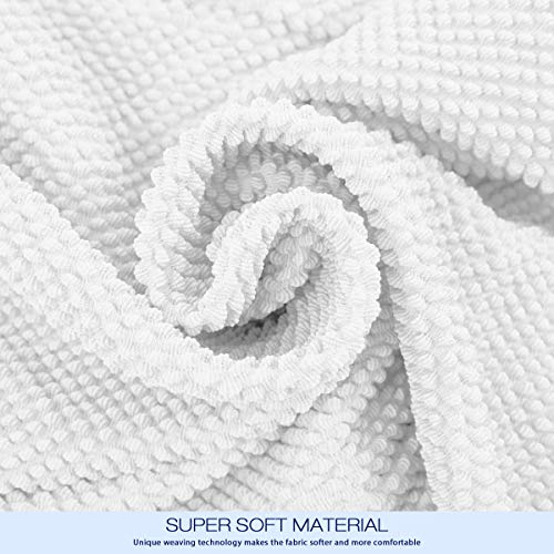 Subrtex Dining Room Chair Slipcovers Parsons Chair Covers Set Of 2 Stretch Dining Chair Covers Removable Washable Kitchen Chair Covers Chair Protector Covers For Dining Room,Party,Hotel(Creme) #TOP3