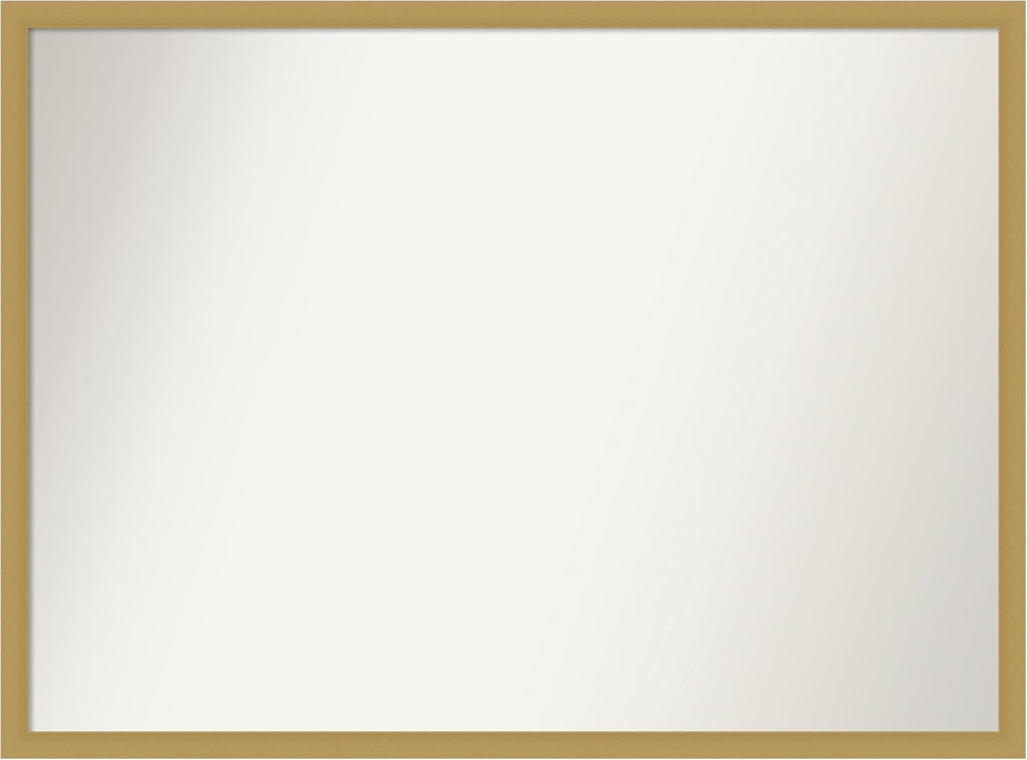 Amanti Art Gold Bathroom Mirror for Over Sink, 26x42 Custom Made Florence Gold Rectangle Vanity Mirror, Large Casual Wood Frame, Hangs Horizonally and Vertically, Wall Decor