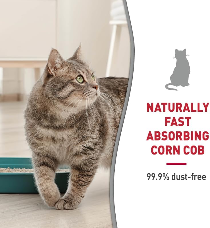 Nature’s Miracle Premium Clumping Corn Cob Litter, 10 Pounds, Made with Real Corn Cob for Fast-Clumping Litter for Multi-Cat Households — view 5