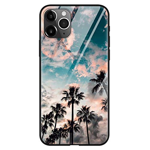 Fundas Iphone 11 Pro Max Silicona ZhuoFan Funda para iPhone 11 Pro MAX, Cárcasa Silicona 3D Cristal Templado con Dibujos Design Antigolpes de Protector Bumper...