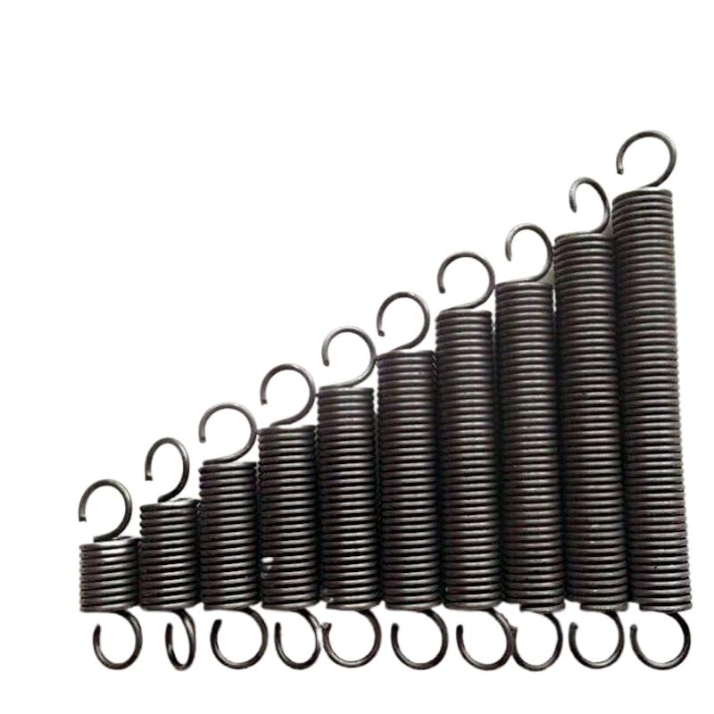 2Pcs Spring Steel Wire Dia 1.2mm Extension Spring OD 12mm Long 30-500mm Expansion Spring (Loop Ends,1.2 * 12 * 200)