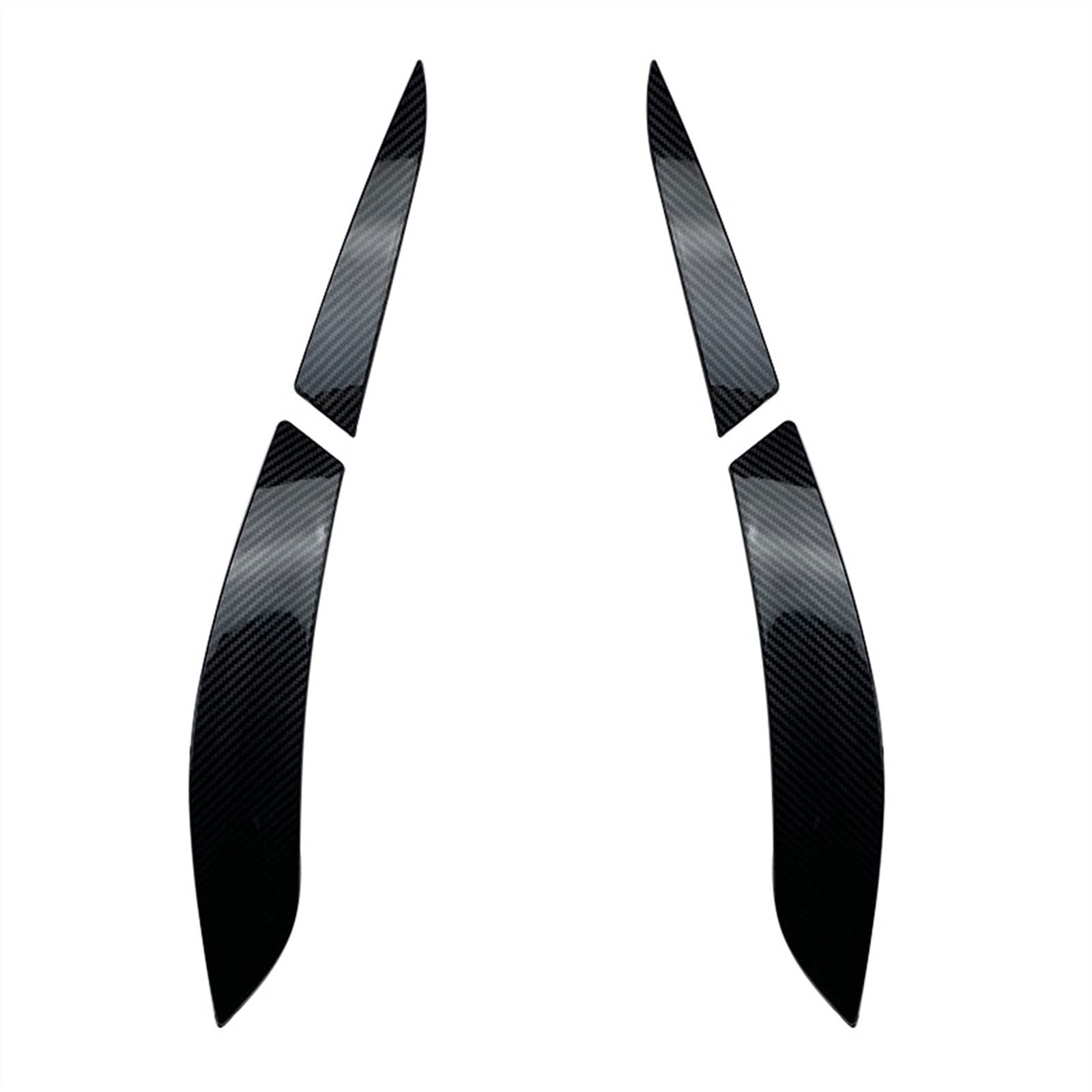 Car Modeling Rear Headlight Eyelids Eyebrows Tail Lights Cover Sticker for Golf 6 Mk6 GTI R 2008 2009-2013(Carbon Look)