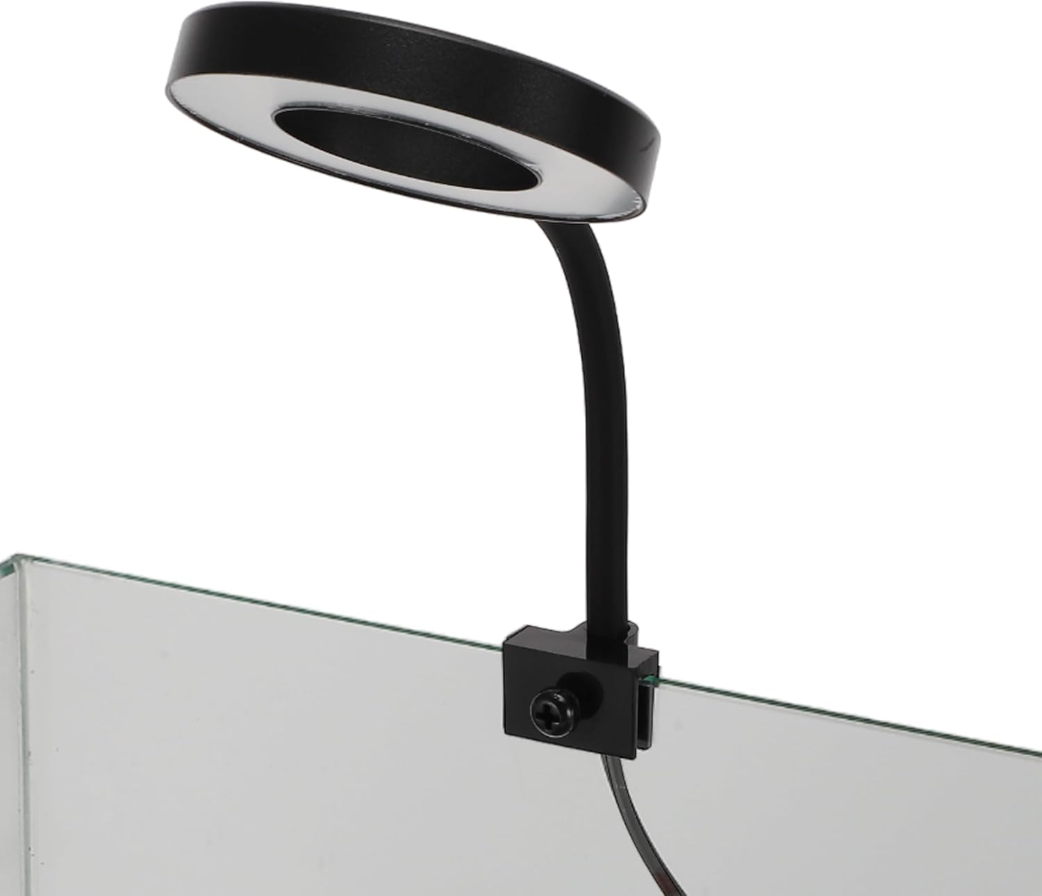 Fish Tank Light, Aquarium Light, USB Small Aquarium Light with Timer, 360° Rotate Aquarium Lamp, Black