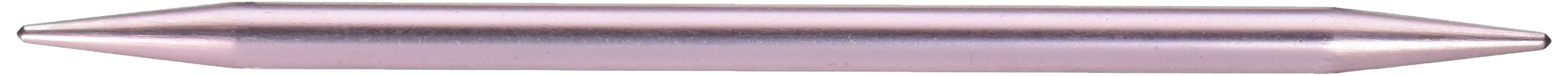 Susan Bates 11109-11 7-Inch Silvalume Double Point Knitting Needle, 8mm, Silver Pink, 5 Per Package